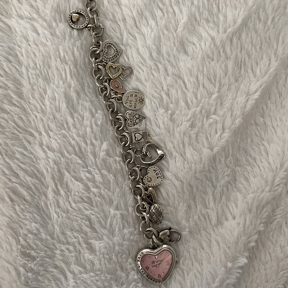 Brighton Power of Pink bracelet style Watch & amazing charms of encouragement!